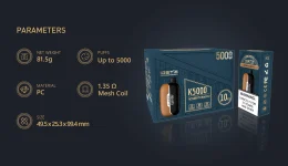 IGET Moon 5000 Puffs | 20 Flavours